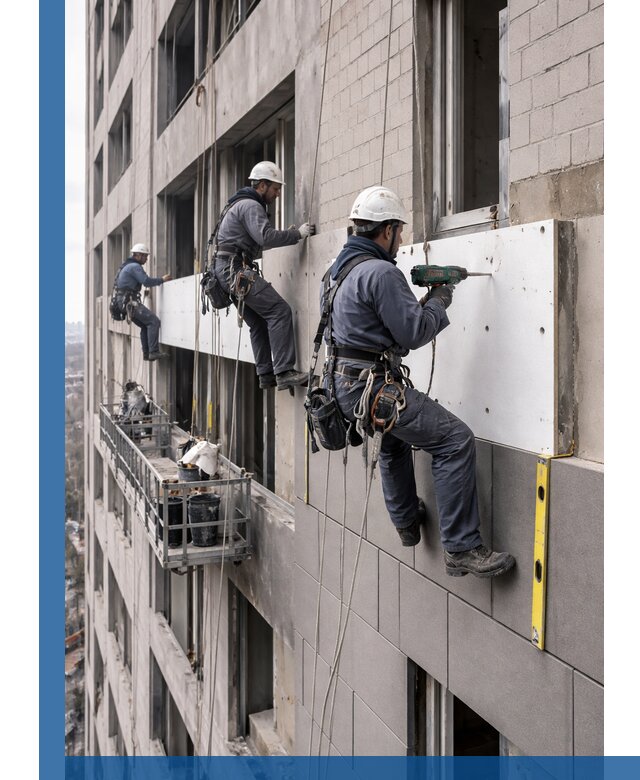 Монтаж фасадных термопанелей высокого качества в Чебоксарах