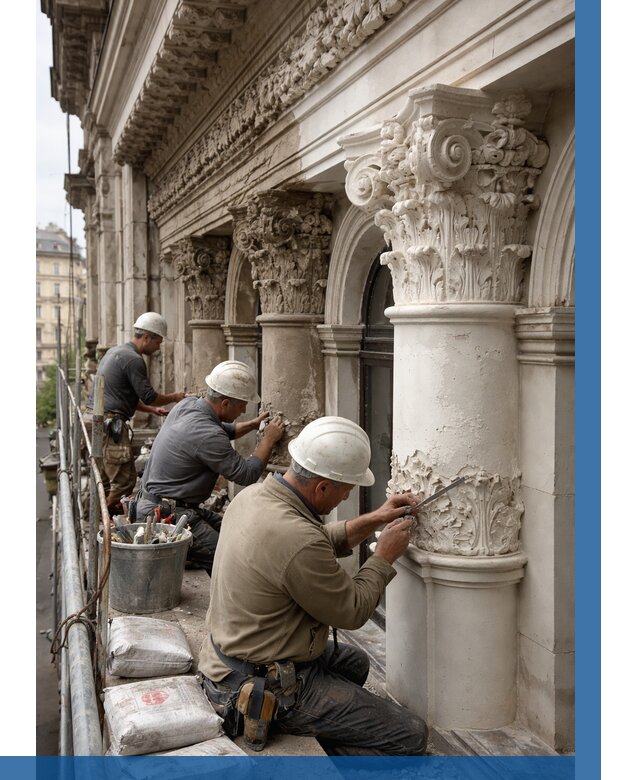 Реставрация фасадной лепнины в Чебоксарах от 2571 р. | ВЫСОТНИК-Чбк