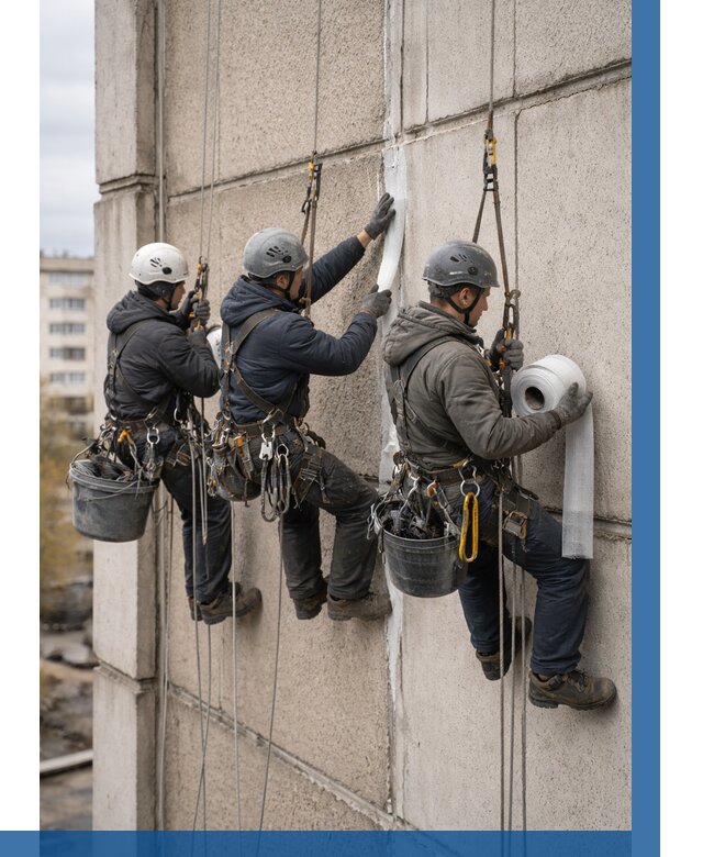 Ремонт межпанельных швов в Чебоксарах от 771 р. | ВЫСОТНИК-Чбк