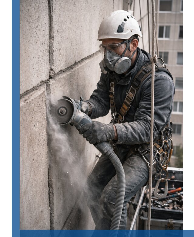 Штробление межпанельных швов в Чебоксарах качественно и быстро