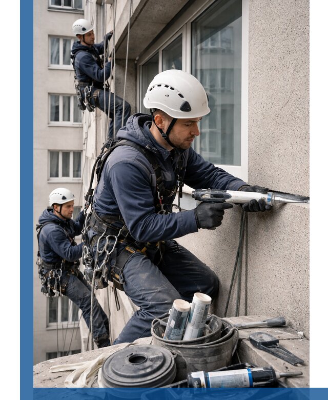 Герметизация швов лоджии в Чебоксарах профессионально и надежно