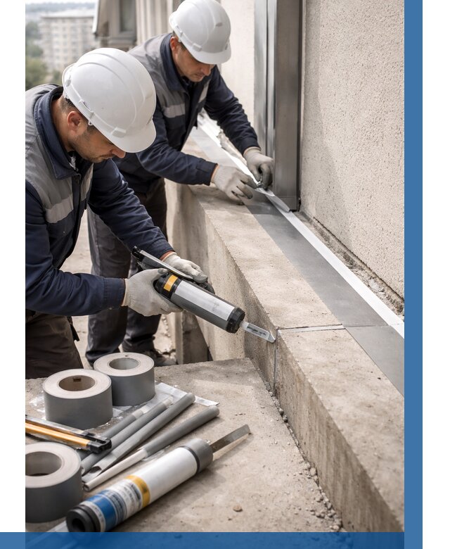 Герметизация примыкания балкона в Чебоксарах от 4628 р. | ВЫСОТНИК-Чбк