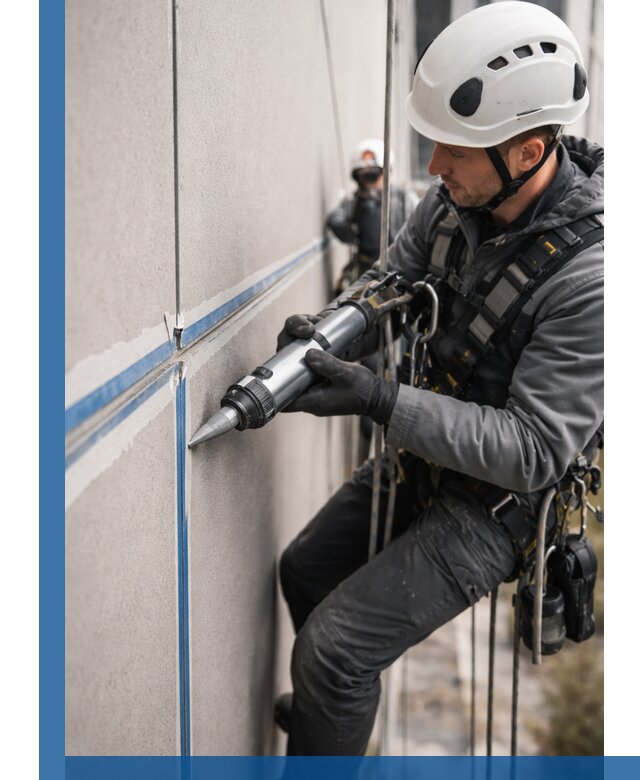 Герметизация стыков фасадных панелей в Чебоксарах качественно и быстро