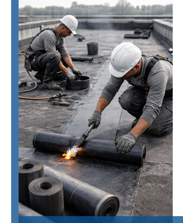 Ремонт рулонной кровли в Чебоксарах герметизация и восстановление