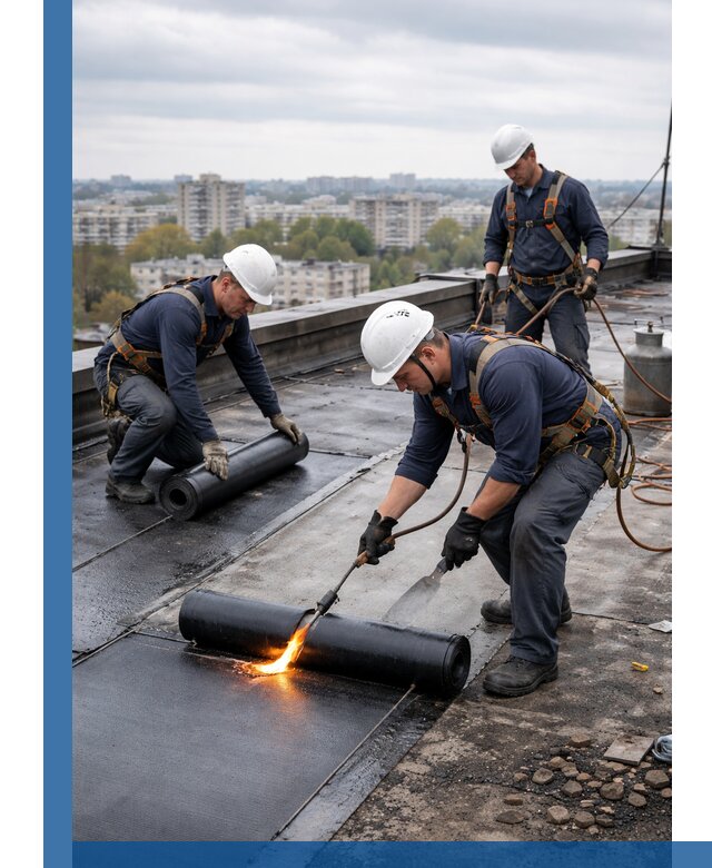 Ремонт наплавляемой кровли в Чебоксарах качественно и надежно