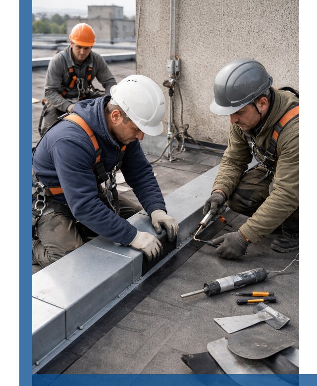 Ремонт кровельных примыканий в Чебоксарах профессионально