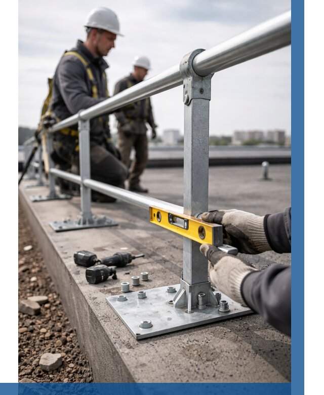 Монтаж кровельного ограждения в Чебоксарах от 1234 р. | ВЫСОТНИК-Чбк