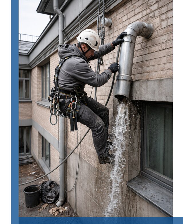 Профессиональная прочистка водосточных труб в Чебоксарах с гарантией