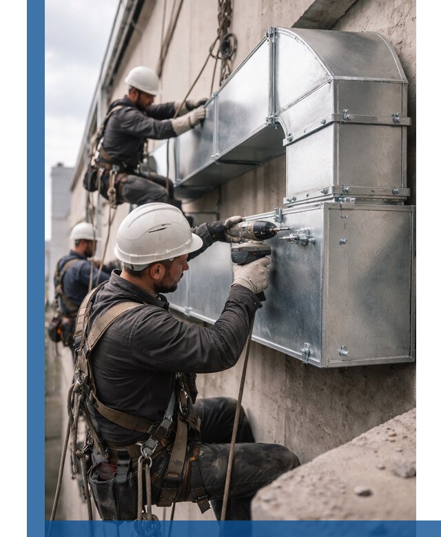 Профессиональный монтаж вентиляционных коробов в Чебоксарах под ключ