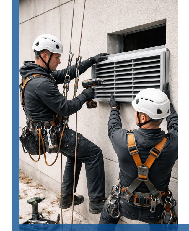 Монтаж вентиляционных решеток в Чебоксарах профессиональный сервис