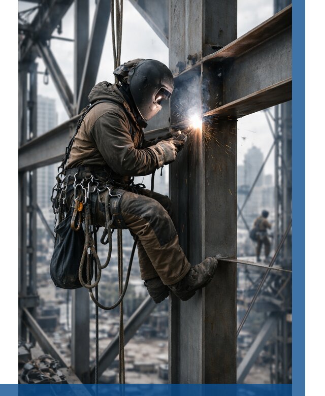 Высотные сварочные работы в Чебоксарах от 3599 р. | ВЫСОТНИК-Чбк