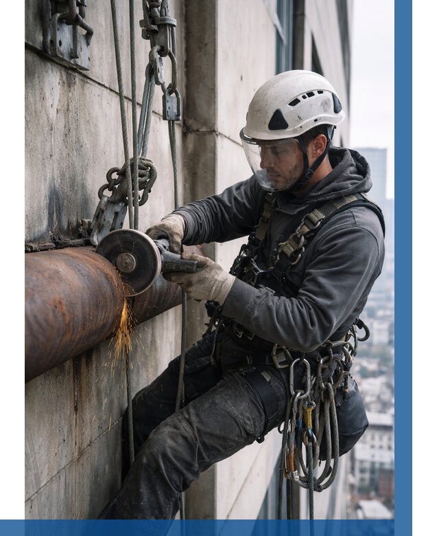 Резка металла на высоте в Чебоксарах по цене от 4628 р. | ВЫСОТНИК-Чбк