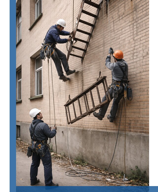 Демонтаж пожарной лестницы в Чебоксарах быстро и безопасно