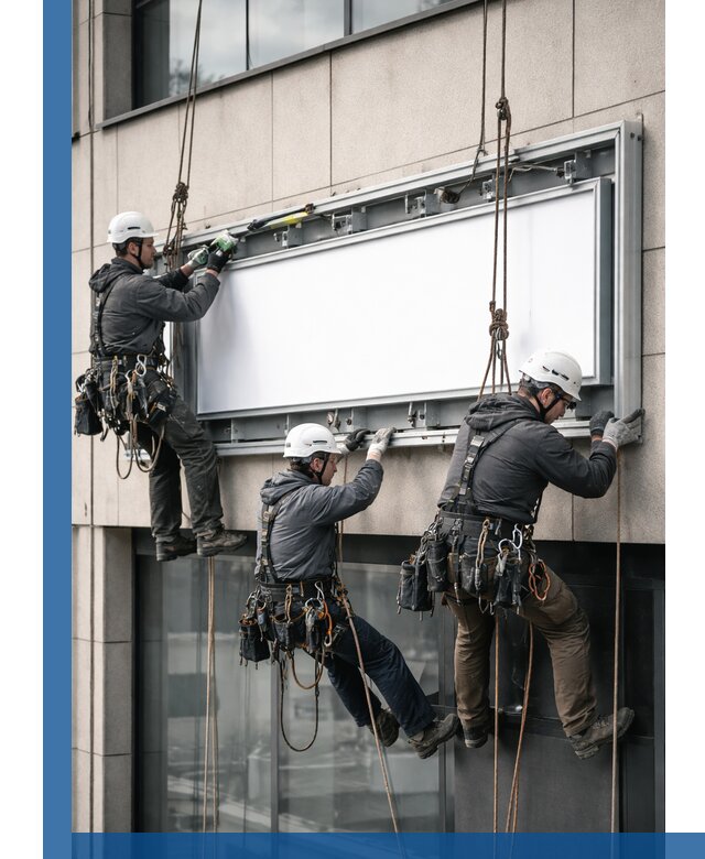 Профессиональный монтаж светового короба под ключ в Чебоксарах