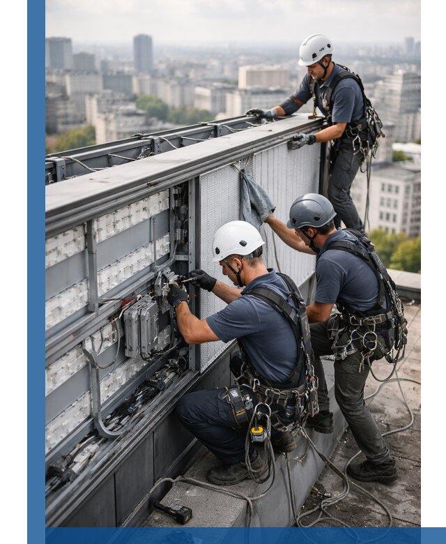 Профессиональное обслуживание крышной рекламы в Чебоксарах под ключ