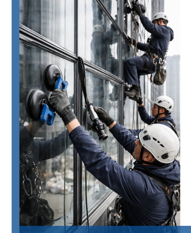 Радиусное остекление фасадов под ключ в Чебоксарах с гарантиями