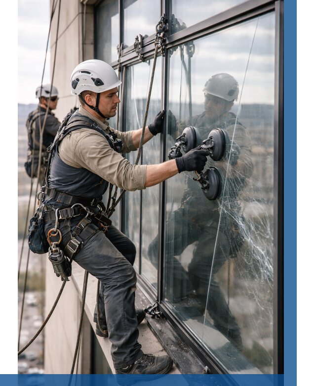 Замена стекла в витраже в Чебоксарах под ключ от 8741 р. | ВЫСОТНИК-Чбк