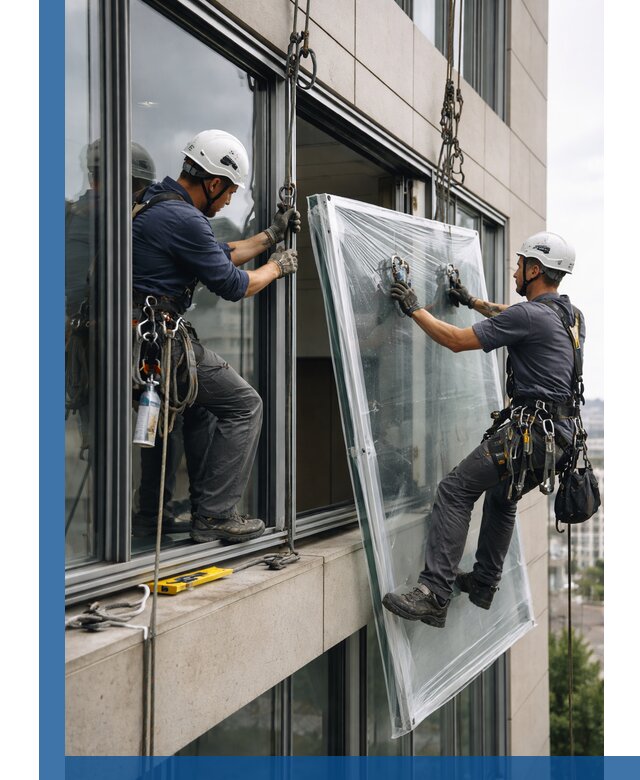 Профессиональная замена стекла в витраже в Чебоксарах с гарантией