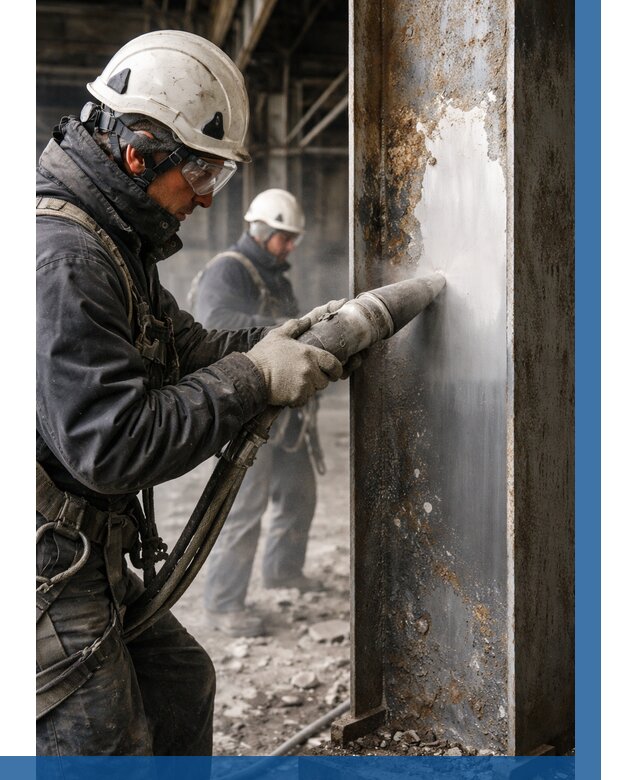 Удаление старой краски с металла в Чебоксарах от 463 р. | ВЫСОТНИК-Чбк