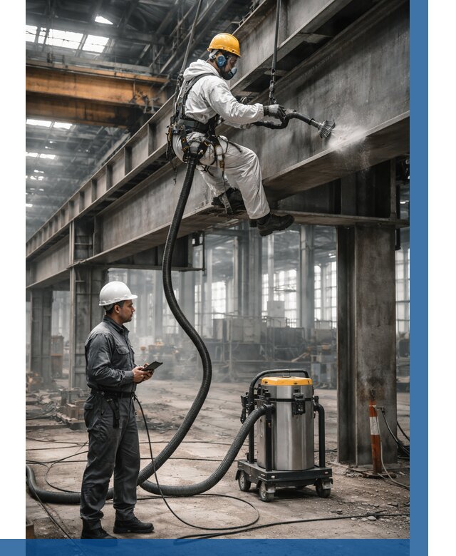 Обеспыливание конструкций в цехе в Чебоксарах от 4319 р. | ВЫСОТНИК-Чбк