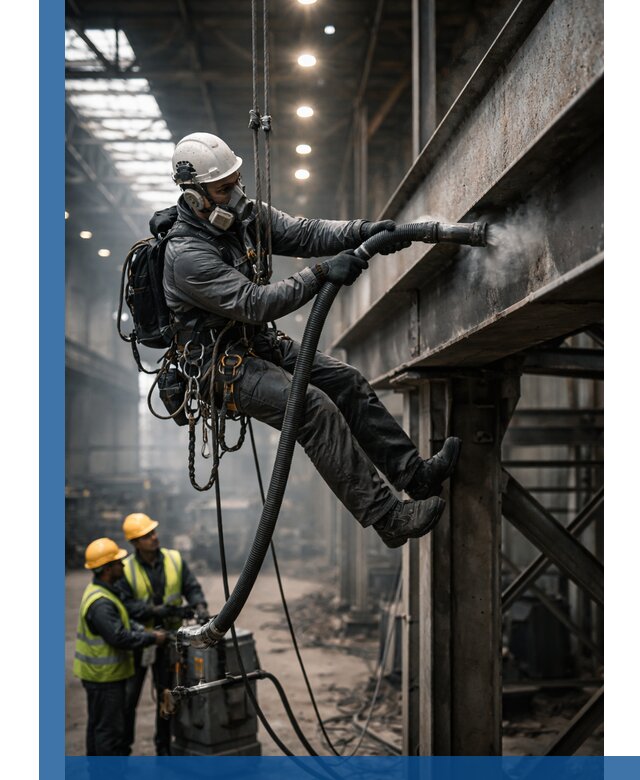 Обеспыливание конструкций в цехах промышленного производства в Чебоксарах