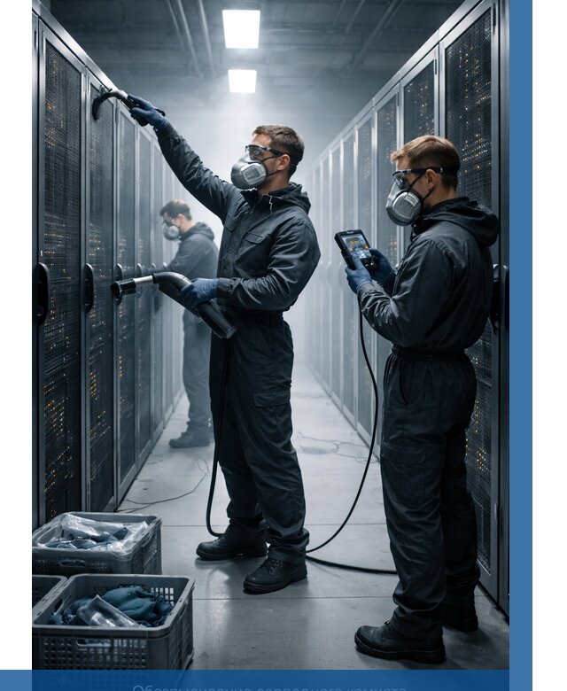 Обеспыливание серверной комнаты в Чебоксарах от 4628 р. | ВЫСОТНИК-Чбк