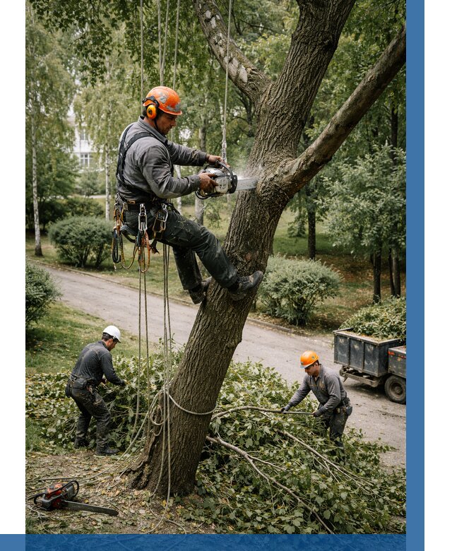 Кронирование деревьев в Чебоксарах от 6685 р. | ВЫСОТНИК-Чбк