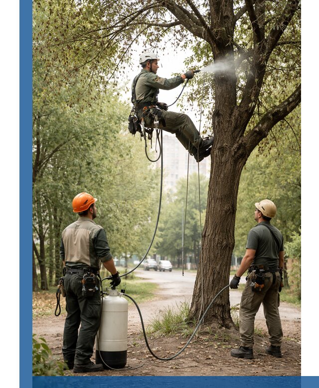 Обработка деревьев от вредителей в Чебоксарах профессиональная защита