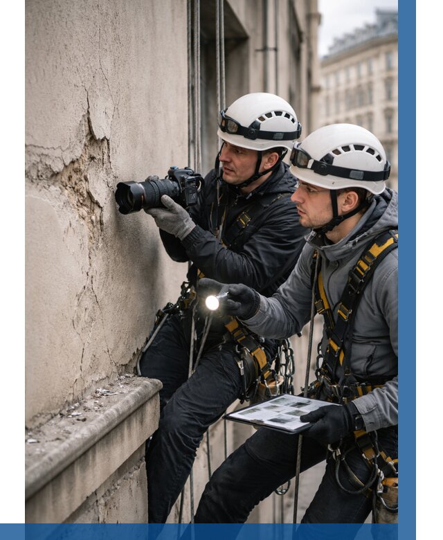 Фотофиксация дефектов фасада в Чебоксарах от 4628 р. | ВЫСОТНИК-Чбк