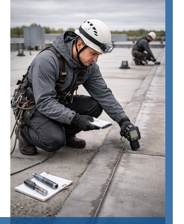 Обследование кровли на протечки в Чебоксарах от 4628 р. | ВЫСОТНИК-Чбк