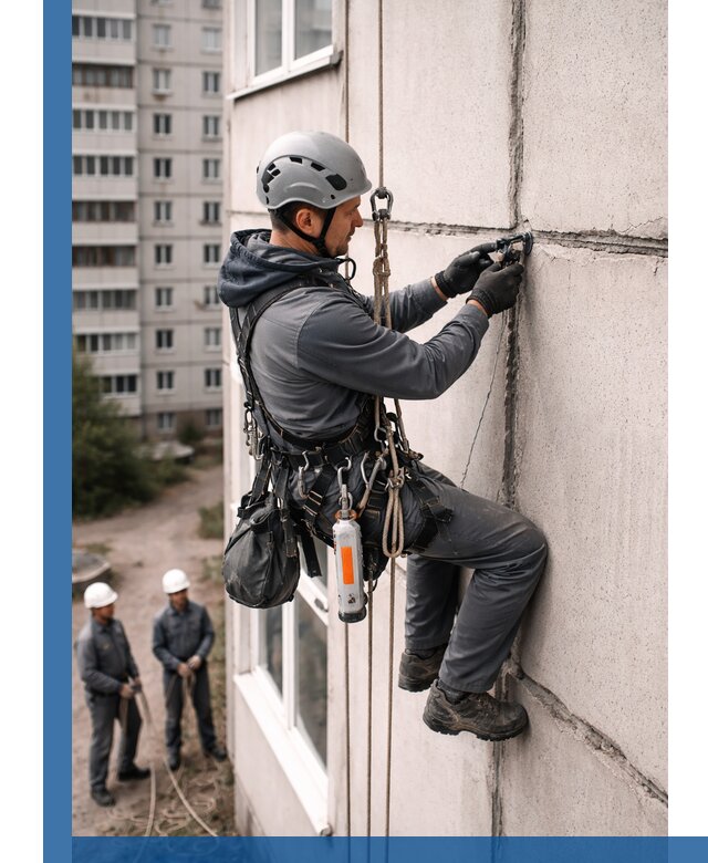 Обследование межпанельных швов и герметизация в Чебоксарах